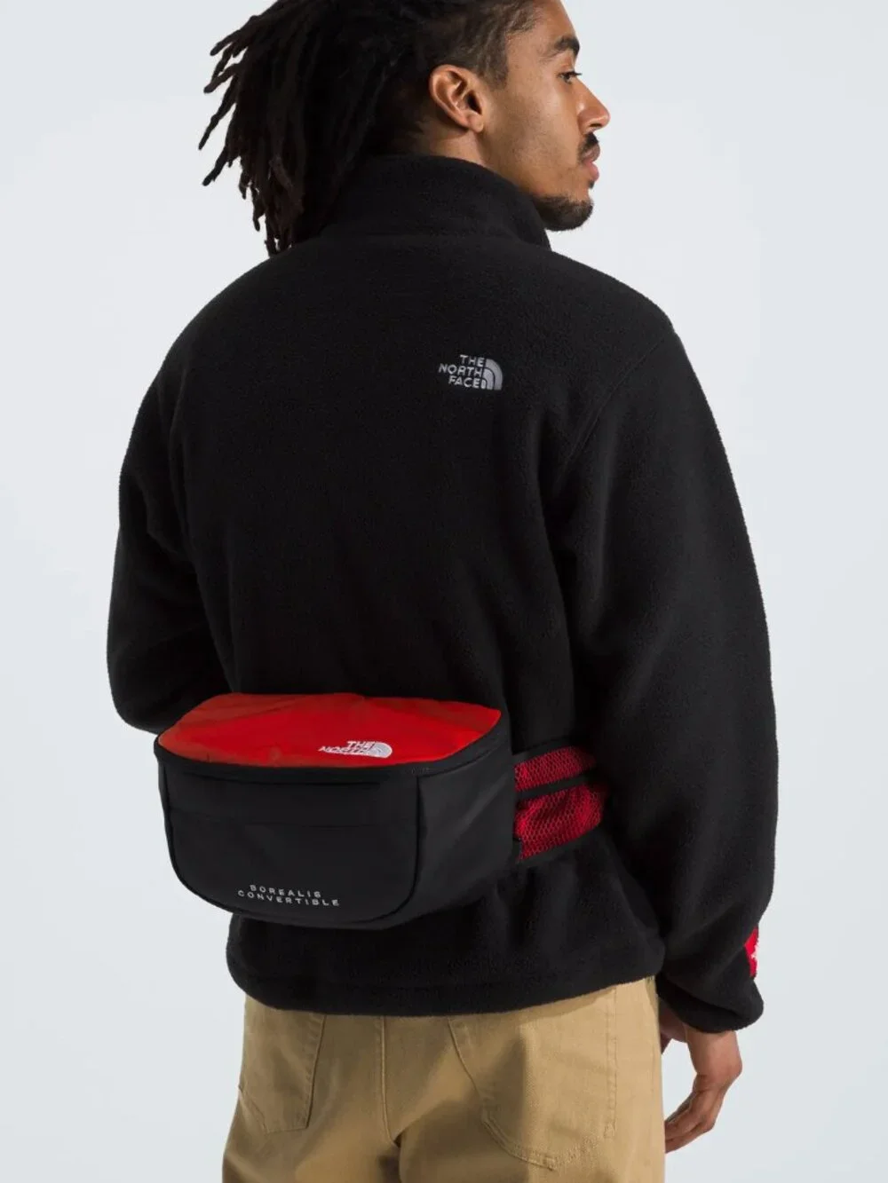 The North Face Borealis Convertible Pack TNF Red/Black 17.5L Backpack Lumbar $89